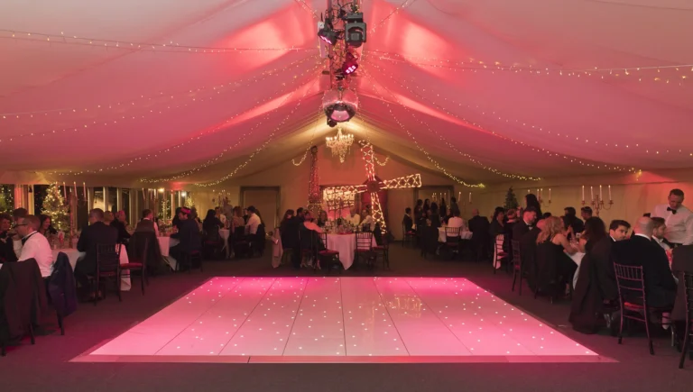 Themed christmas corporate party at trunkwell house, reading, berkshire